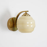 Art Deco Weinlese Wandlampe