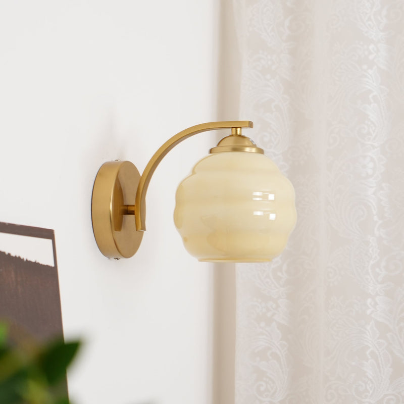 Art Deco Weinlese Wandlampe
