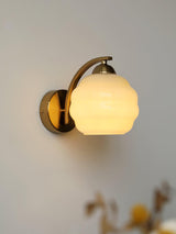 Art Deco Weinlese Wandlampe