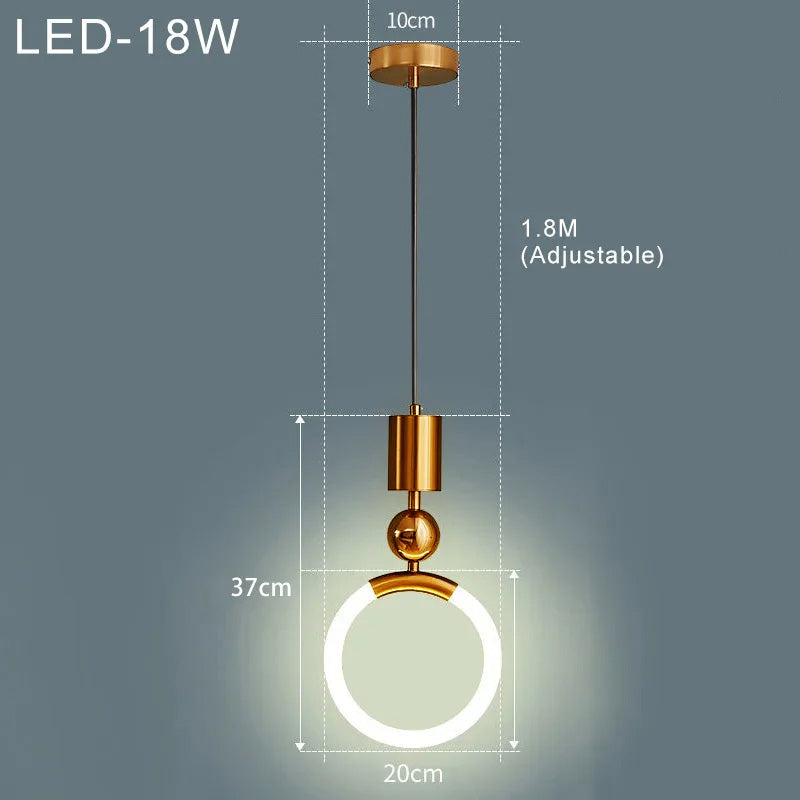 Nordic Simple Led Pendelleuchte