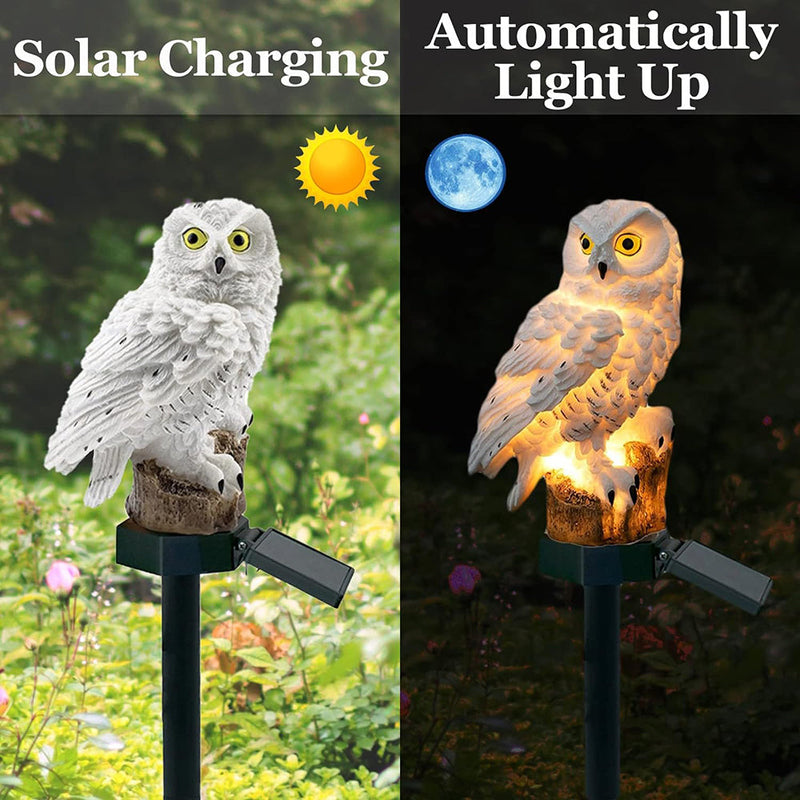 Solar-Eulenlampe (2er-Pack)