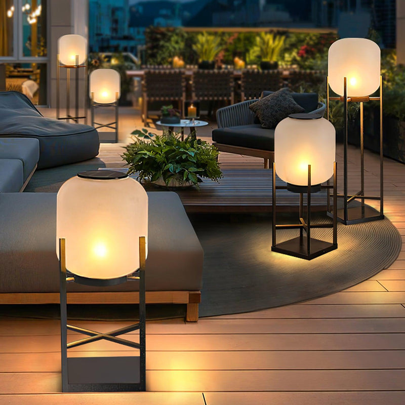 Laterne Outdoor Solar Stehleuchte
