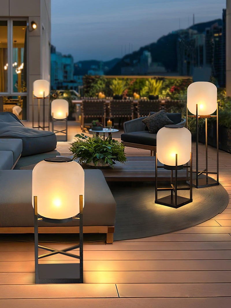 Laterne Outdoor Solar Stehleuchte