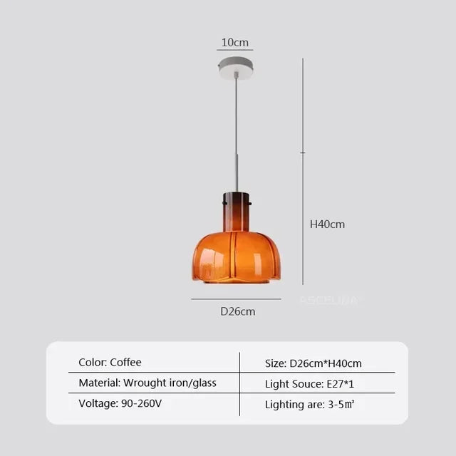 Arctic - Led Nordic Pendelleuchte Glas