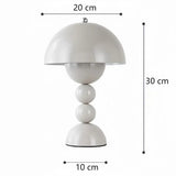 Nordische Blumenknospen Bunte Tragbare Tischlampe