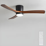 Deckenventilator aus Holz Licht