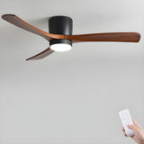 Deckenventilator aus Holz Licht