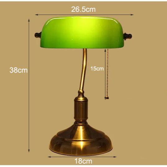 Glas-Tischlampe im europäischen Stil