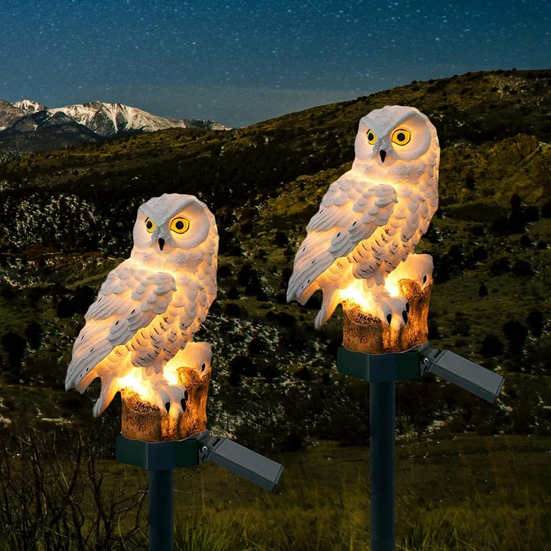 Solar-Eulenlampe (2er-Pack)