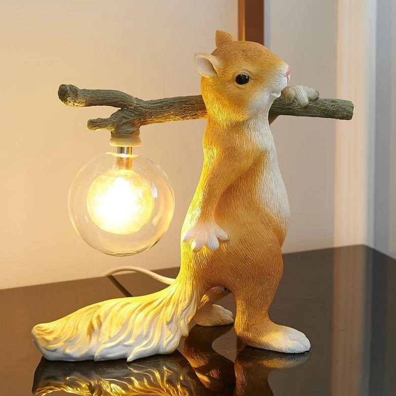 Eichhörnchen Tischlampe