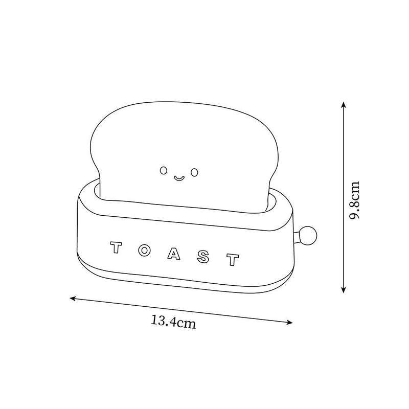 Toaster Design Tischlampe (eingebaute Batterie)