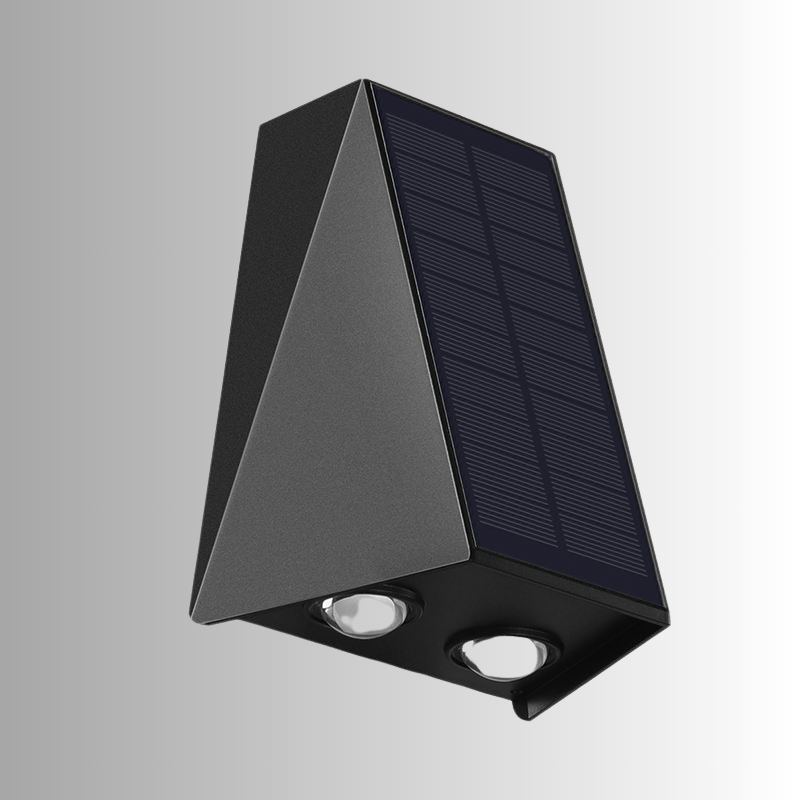 LED-Solar-Wandleuchte