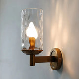 Klassischer Retro-Wandleuchter aus Glas