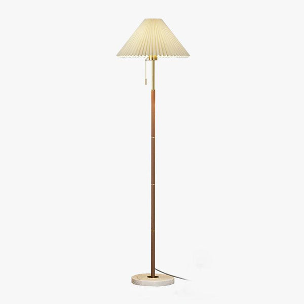 Vintage Stehlampe mit Falten