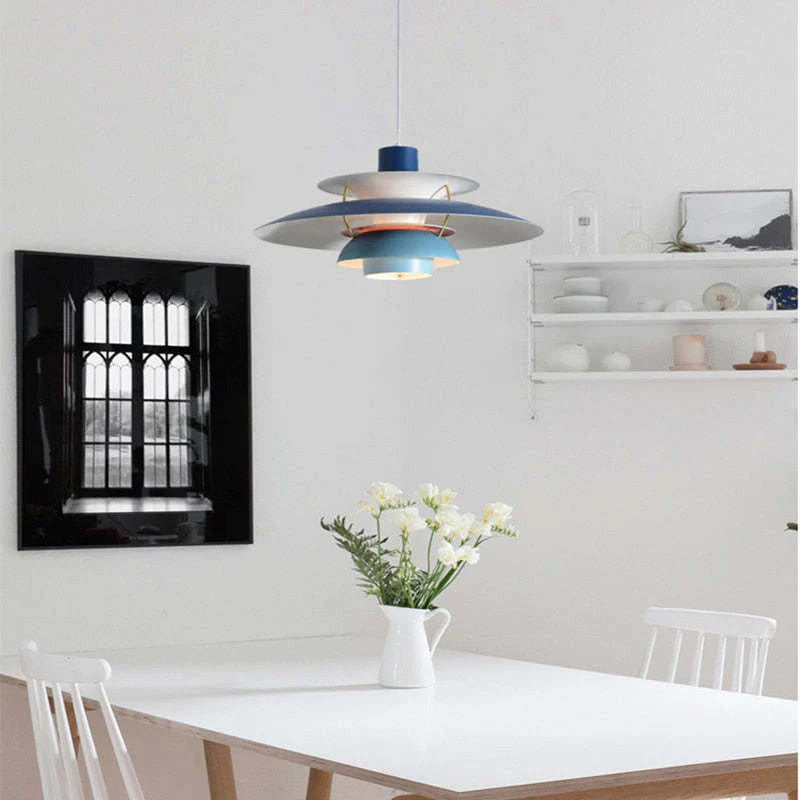 Morandi Moderne LED-Hängelampe mit Schirm