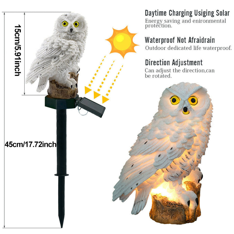 Solar-Eulenlampe (2er-Pack)