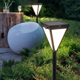 Orr Modern Design LED Außenlampe Metall Acryl Schwarz Außen