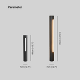 Pena Modernes Design LED-Außenlampe Metall/Acryl für den Außenbereich