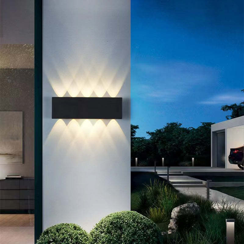 Wasserdichte Aluminium LED-Wandleuchte für den Außenbereich Mauerpfeffer