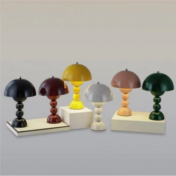 Nordische Blumenknospen Bunte Tragbare Tischlampe