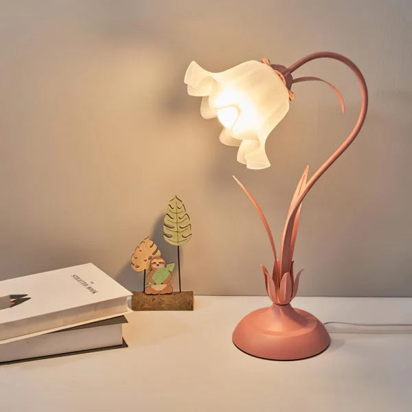 Vintage Verstellbare Blume Tischlampe